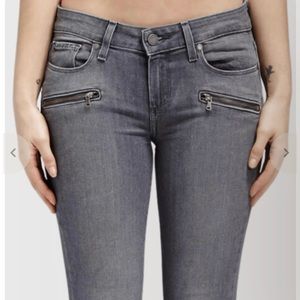 Paige Denim Jane Zip Gray Skinny Jean - Size 31
